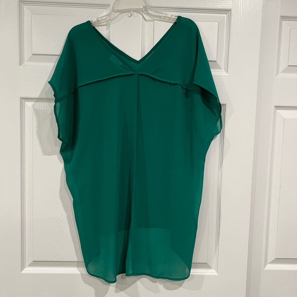 SWAK V-Neck Sheer Top - Picture 2 of 6